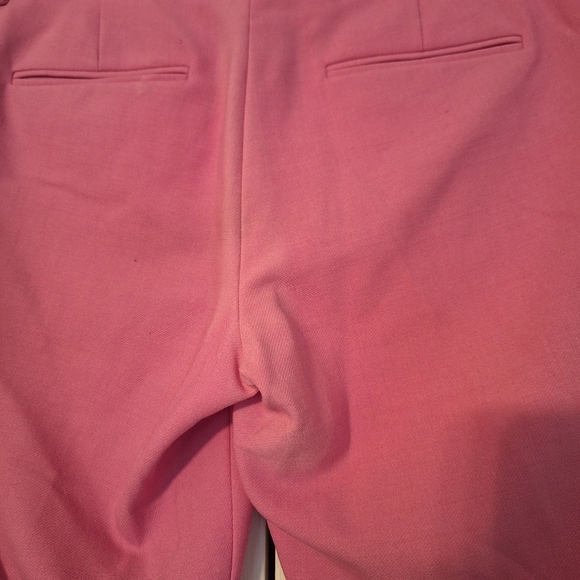 J. Crew wool blend pink minnie crop pants sz 8 *F - Picture 3 of 7
